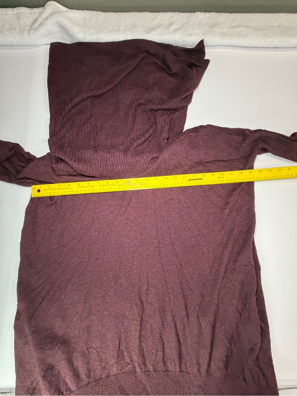 Victoria's Secret Off-the-Shoulder Sweater - Wine - Picture 5 of 7